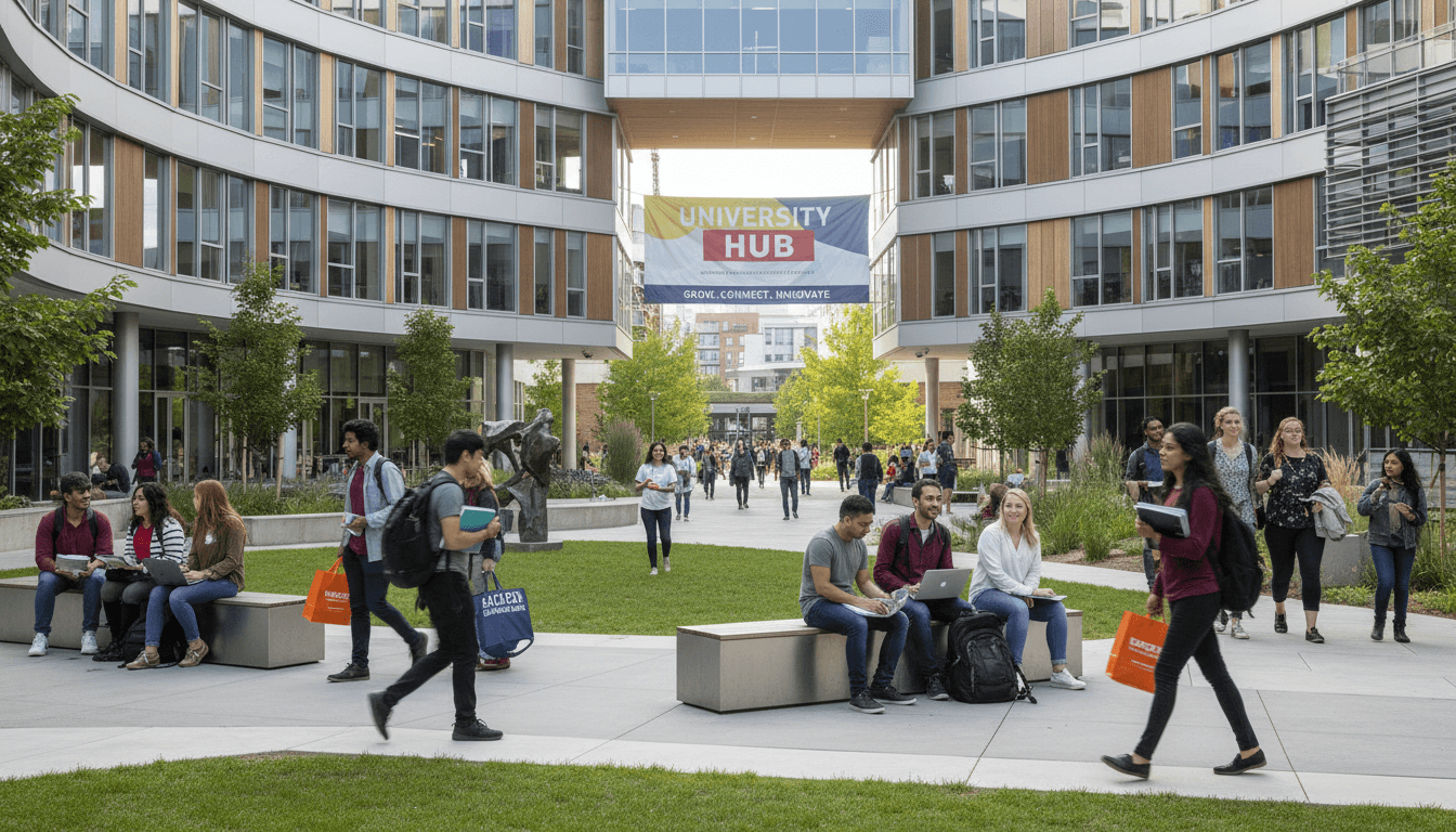 Campus distribution at university